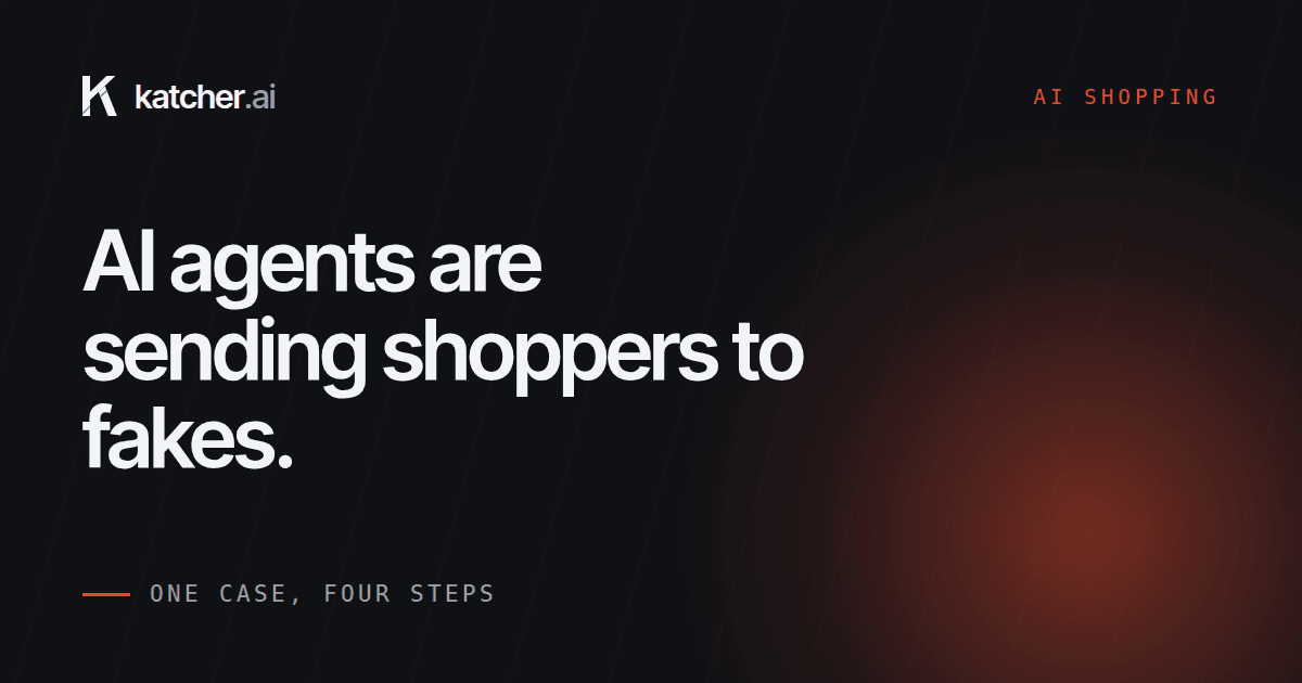 How AI Agents Send Your Customers to Fake Stores