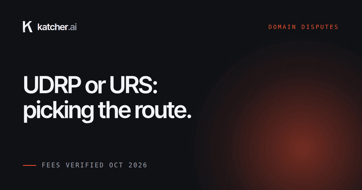 UDRP vs URS: Which Domain Dispute Route to Pick